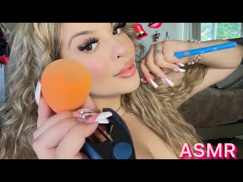 ASMR *RUDE* Doing Your Makeup Roleplay (Using All The Wrong Props!)