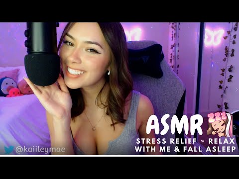 ASMR Stress Relief ~ Relax and Fall Asleep w/ Me (Twitch VOD)