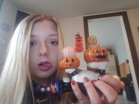 ASMR| the BIGGEST HALLOWEEN show and tell