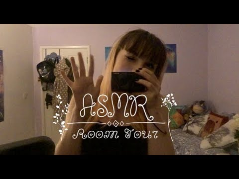 ASMR ~A Tour Of My Room~ whispers and tapping