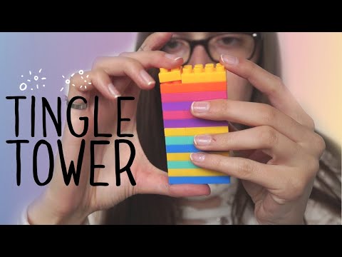 ASMR LEGO Tingle Tower (loudish snaps)