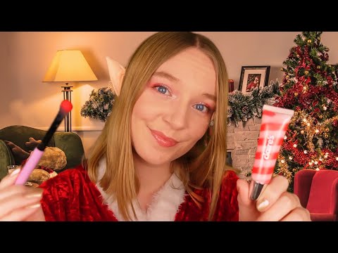 ASMR Elf Does Your Makeup RP (Whispered, Layered Sounds)