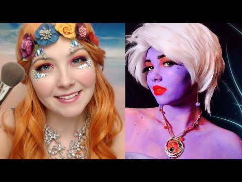 ASMR Ariel+Ursula get you ready for the sea dance~Personal Attention~🧜🏻‍♀️🧞‍♀️ Ft. ElleBelle ASMR