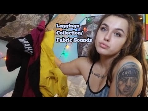 ASMR- Scratching & Showing My Gym Leggings/Shorts