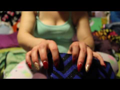 [ASMR] Scratching on a textured pencil case. (No talking)