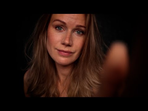 ANXIETY RELIEF CLOSE-UP ASMR | Let me keep you company in the dark