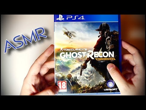 165. Silent Unboxing: Ghost Recon (PS4 Game) - SOUNDsculptures - ASMR