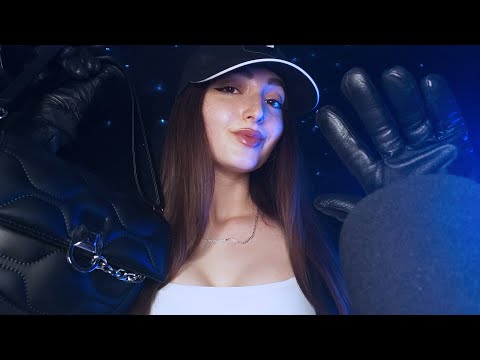 ASMR Leather Gloves & Bag / Tingles & Triggers Relax Sounds