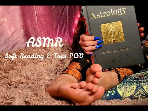 *ASMR* Soft Reading &Toe POV |LoFi|