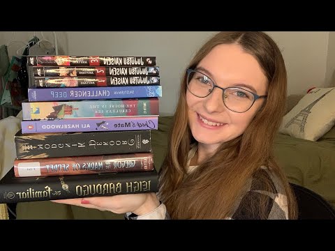 ASMR Book Haul | whispered, tapping on books 📚