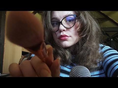 ASMR | FAST & AGGRESSIVE ASMR MOUTH SOUNDS | DOING YOUR MAKE UP IN 4 MINUTES🍒