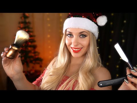 ASMR Fast HAIRCUT and Shave BARBER roleplay