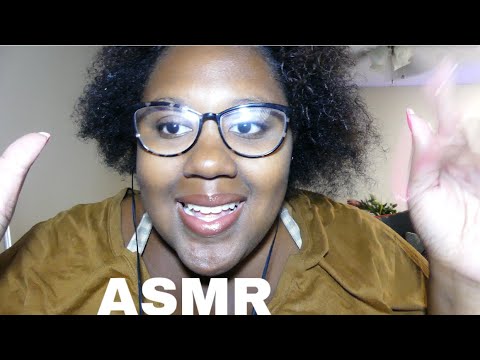 ASMR *wet mouth sounds & hand movements & whispering | Janay D ASMR