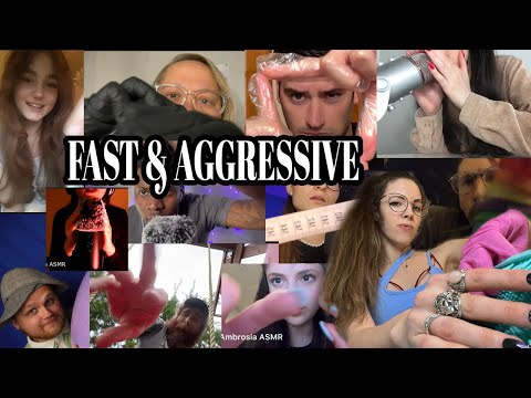 My Subscribers Do FAST & AGGRESSIVE ASMR ⚡ And ITS AMAZING!!!