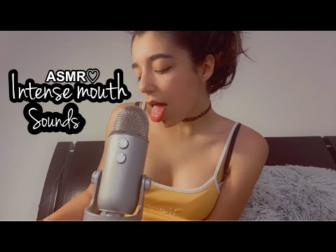 ASMR | MOUTH SOUNDS WITH MORE INTENSITY (tongue swirls, lip smacking) Watch this to relax💙