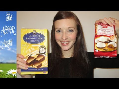 ASMR Soft Spoken Unboxing & Eating Candy from Germany