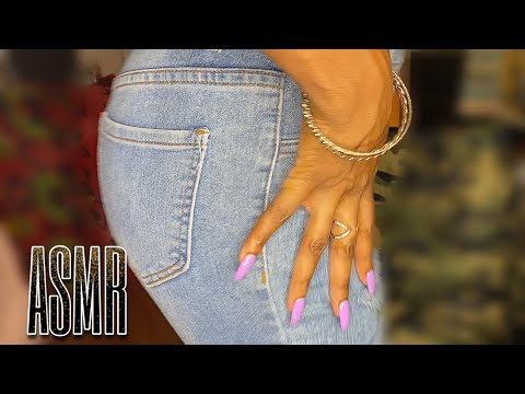 ASMR- Quick jean scratching for You {NO TALKING, Bangles}