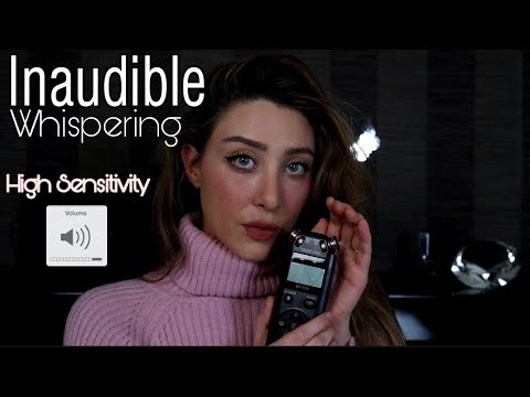 ASMR CUPPED INAUDIBLE WHISPERING | TASCAM SUPER TINGLY ASMR