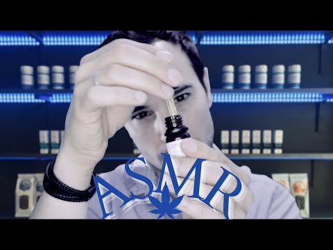 ASMR | Le Vendeur de CBD (tapping, crinkles et flacons)