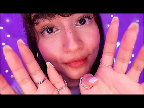 ASMR Personal Attention & Face Touching (Soft/Gentle Mouth Sounds, Tongue Clicking)