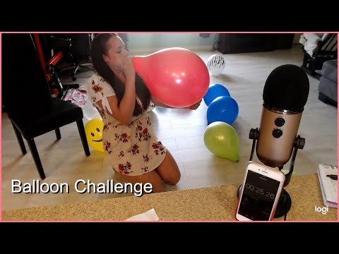 Balloon Challenge, Blow to pop, Bite pop, Stomp pop.....