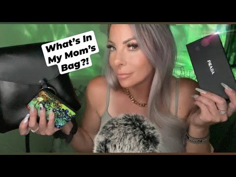 ASMR Whispering - What’s In My Mom’s Purse ?!