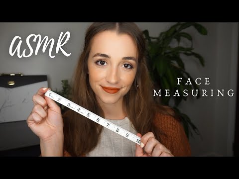 ASMR | Face Measuring • Writing Sounds & Personal Attention [Whispered]
