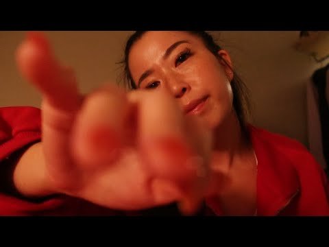 ASMR || Personal Attention and Hand Movements (face touching, whispering, & mouth sounds)