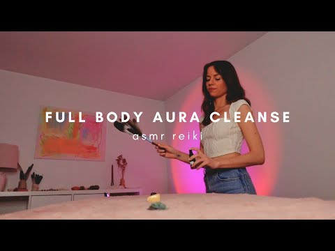 ASMR POV deeply cleansing & upgrading your aura with reiki while you sleep 🦋