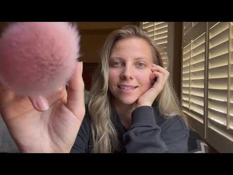 ASMR |  Personal Attention with Mouth Sounds & Brush  🖤✨👄 ( no whispers )