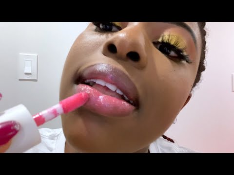 ASMR Lipgloss Try On Haul | Upclose Whispers