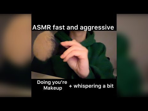 ASMR fast and aggressive | Doing you’re makeup| Lofi 💅🏻💄🛌💤🫶🏻😴