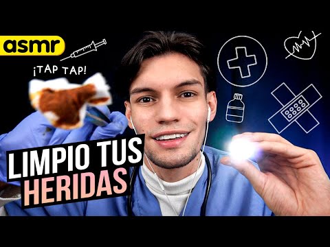 ASMR ROLEPLAY DOCTOR Curando tus Heridas | ASMR Español | Mol