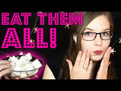 Eating Marshmallows 💜 Whispered | Binaural HD ASMR