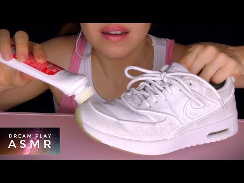 ★ASMR★ Meine Lieblingsschuhe wieder weißen - Sneaker Sounds  | Dream Play ASMR