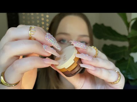 asmr Sephora haul (unboxing, swatches, tapping & more)