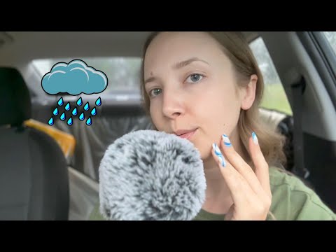 ASMR| Rainy Car Rambles w/ Hand Movements🌧️✨