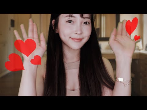 ASMR Valentine with talkative girlfriend ❤️ Whispering, Get ready with me, Gift exchanging