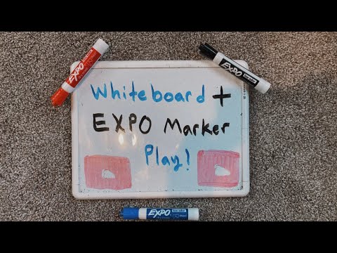 ASMR || White Board + Marker Play!