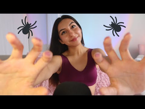 🕷🕸 Spiders Crawling Up Your Back ❌ Marks The Spot | Repeated Tingles✨(LAYERED SOUNDS) ~ ASMR