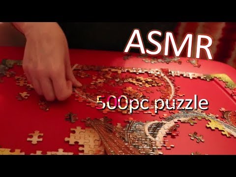 ASMR - 500pc Autumn Puzzle - No Talking (Sorting, Rustling, Tapping)