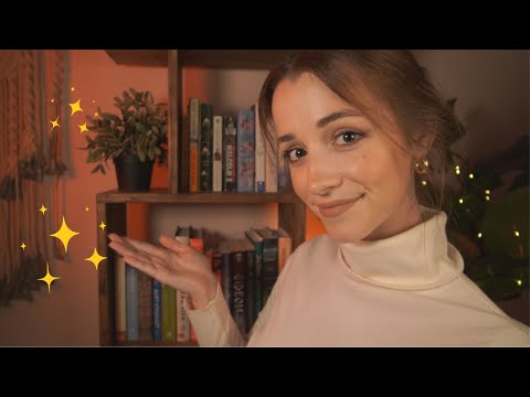 ASMR | Bookshelf Tour 📚