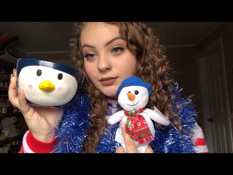 ASMR Christmas Decor Haul ❄︎ (Whispering, Tapping, Crinkling, Scratching)