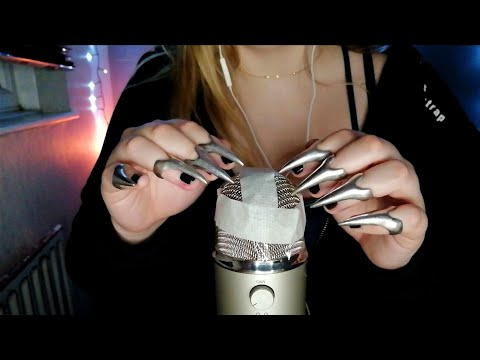 ASMR Pure Mic Scratching With Metal Nails | Crinkly Sticky Tape Sounds