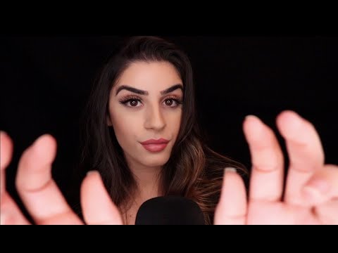 ASMR | Inaudible Whispers With Face Tracing/Touching (Mouth sounds, Breathy Whispers)