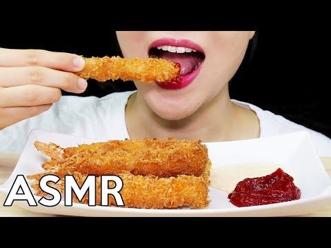 ASMR Shrimp Tempura *CRUNCHY* 새우튀김 리얼사운드 먹방 Eating Sounds