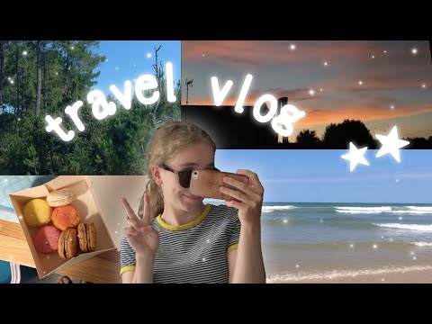ASMR Vlog || Join me on a Vacation to the sea 🌊🌅 (whispered) + wave sounds