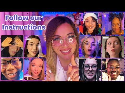 ASMR Follow OUR instructions collab 💞