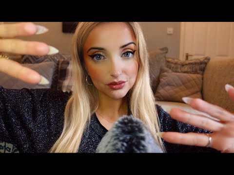 ASMR - THE MOST HYPNOTIC FACE TOUCHING AND HAND MOVEMENTS GUARANTEED TO MAKE YOU FALL ASLEEP 💤