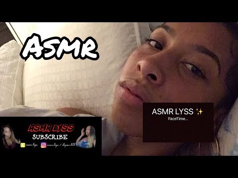 ASMR GOING TO SLEEP ON FACETIME RP I ASMR LYSS